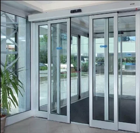 aluminum automatic glass door in Pakistan