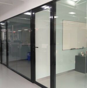 Aluminium Glass Partitions & Doors pakistan